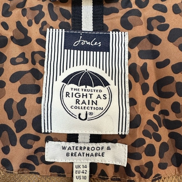 Joules. Right-as-Rain Waybridge Waterproof and Breathable Raincoat - Picture 8 of 12